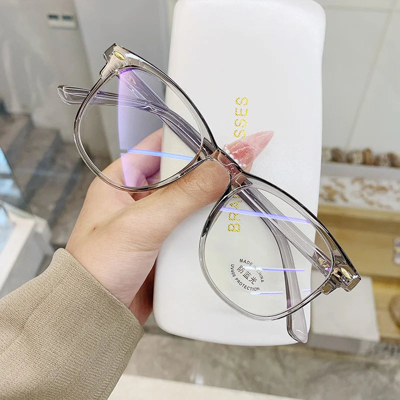Óculos de miopia com lentes transparentes, para homens e mulheres