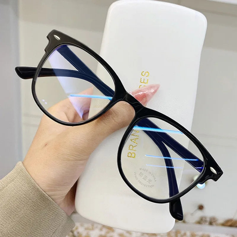 Óculos de miopia com lentes transparentes, para homens e mulheres